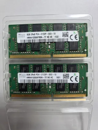 2x 8GB DDR4 2133MHz SK Hynix RAM