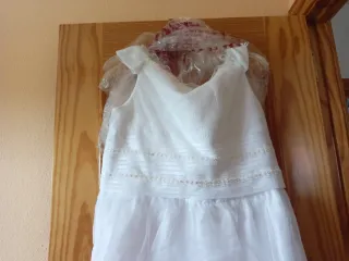 Vestido de comunión niña blanco