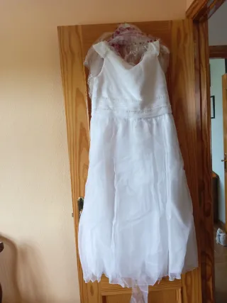 Vestido de comunión niña blanco