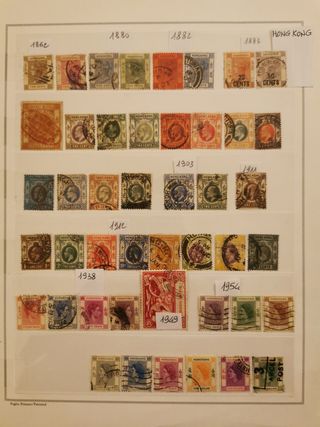 Lotto Francobolli Hong Kong 1862-1954