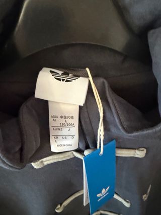 Chaqueta Adidas Año Nuevo Chino Gris Talla L
