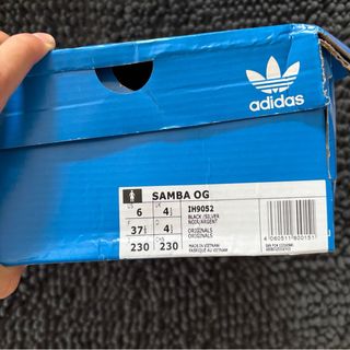 Adidas Samba OG Negro / Plateado Talla (37)