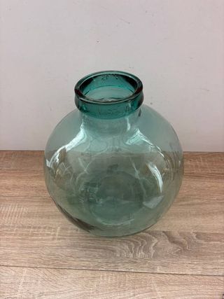 JARRÓN VINTAGE CRISTAL SOPLADO
