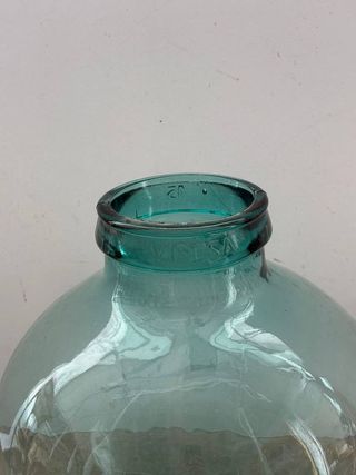 JARRÓN VINTAGE CRISTAL SOPLADO