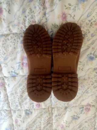 Botas de cuero marrones para chico