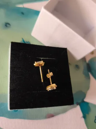 Pendientes gota Pandora plata 925 dorados