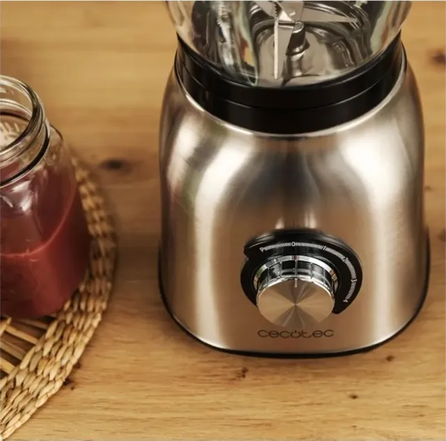 Batidora de vaso Cecotec power black titanium 1800