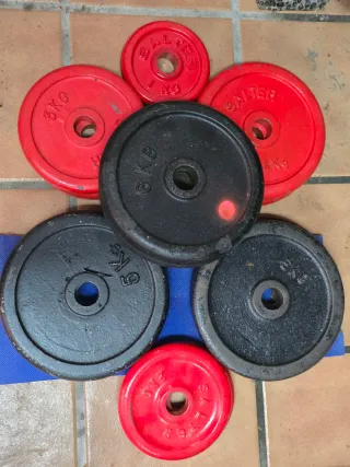 Banco de pesas, piernas,  abdominales... Domyos