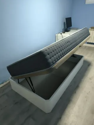 Canapé +colchón + Cabecero + Somier+ base tapizada