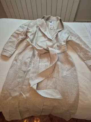 Gabardina lino MNG Talla XS mango zara