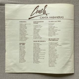 Canela Canta Habaneras - LP Vinilo