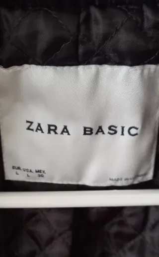 Parka Zara Blanca Talla L