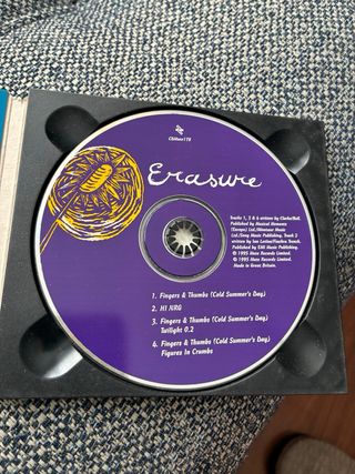 CD Erasure Fingers & Thumbs