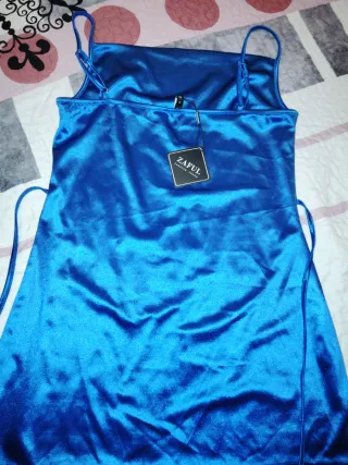 Vestido Zaful azul talla única