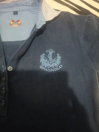 Vestido polo azul marino SPAGNOLO talla L