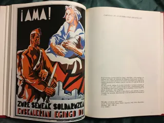 Libro Carteles de la Guerra Civil Española