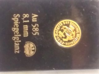 2 Monete d'Oro 585 Commemorative
