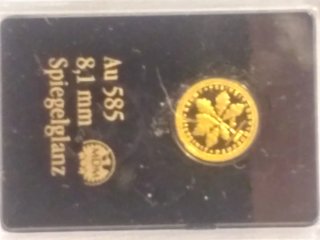 2 Monete d'Oro 585 Commemorative