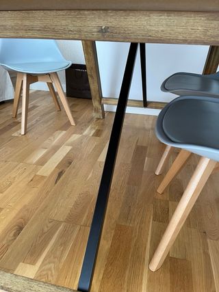 Mesa de comedor de madera El Corte Inglés