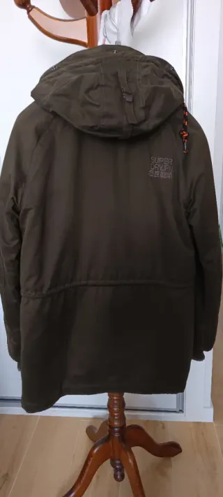 Parka Superdry Verde Oliva Talla M