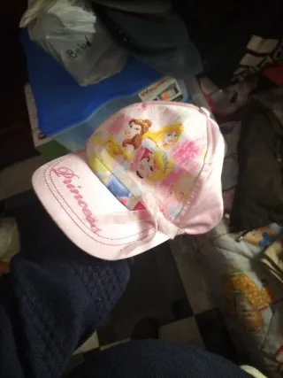 Gorra Niña Princesas Disney Rosa