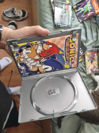 Sonic Mega Collection Plus PS2 caja con manual