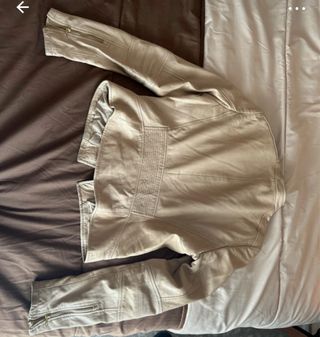 Cazadora Piel Hugo Boss Beige