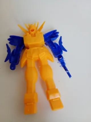 Figura Robot Juguete Naranja y Azul
