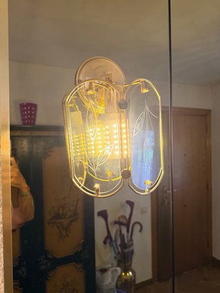 URGE! Pack 5 Lámparas de Pared de Cristal y Metal