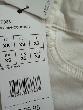 Jeans bianchi elasticizzati Calzedonia XS
