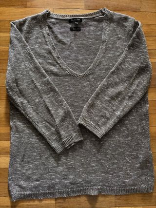 Massimo Dutti Jersey Hilo Dorado Talla L