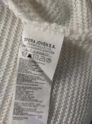 Chaqueta de verano de hilo beige