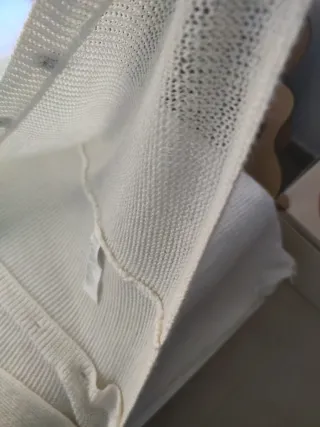 Chaqueta de verano de hilo beige