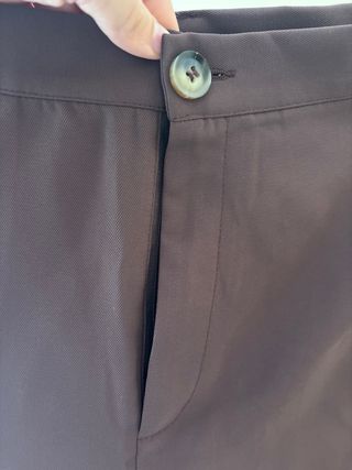 Pantalón vestir mujer marrón