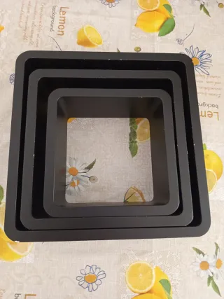 Estanterías Negras de Plástico (Set 3)