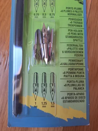 Set Caligrafía Conté Plumas y Portaplumillas