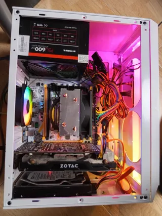 PC Gamer GTX 1060 6GB 16GB RAM Blanca