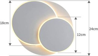 Aplique LED 15W Luz Cálida