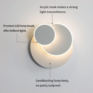 Aplique LED 15W Luz Cálida