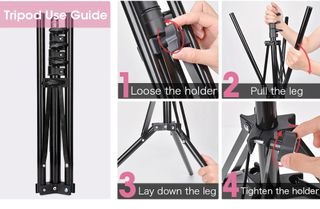 Ring Light 26cm + Treppiede 210cm Professionale