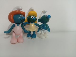 Lotto 3 Puffi Vintage Rari