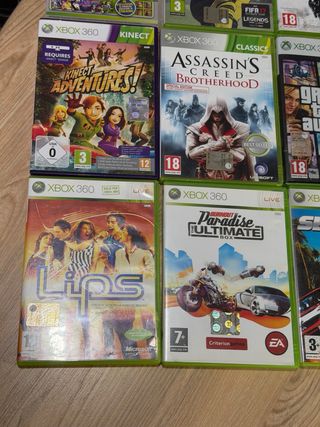 Lote 12 Juegos Xbox 360