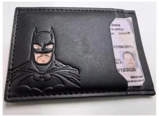 Cartera Billetera Batman Negra.