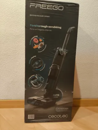 Cecotec FreeGoWash&Vacuum Spray Fregona Eléctrica
