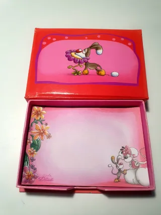 Caja de notas o cartas vintage Diddl