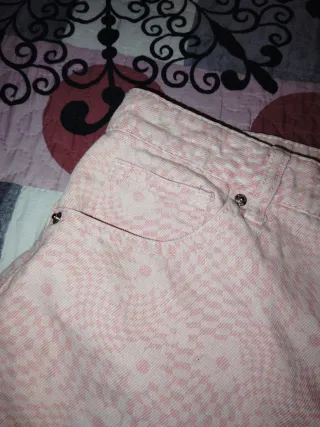 Shorts Sybilla rosas con estampado