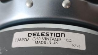Altavoz Marshall G12 Vintage Celestion UK