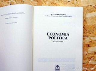 Economía Política. Juan Torres López.