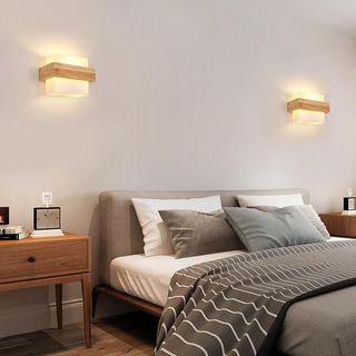 Lámpara de pared madera 3000-6500 K