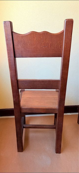 Mesa redonda roble extensible + 6 sillas a juego